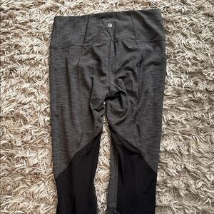 lululemon athletica Dark Gray and Black High-Rise Jeggings